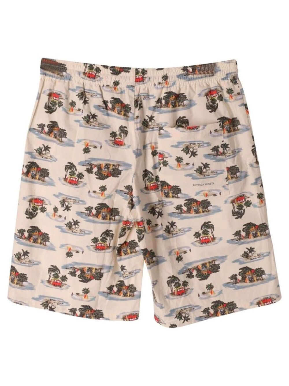Bottega Veneta Tropical Print Men's Swim Shorts size 48 New